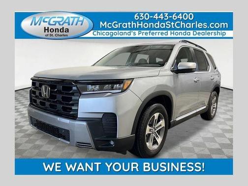 Solar Silver Metallic 2026 Honda Pilot EX-L