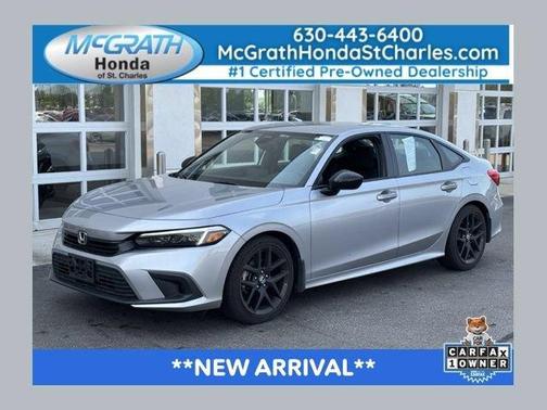 Lunar Silver Metallic 2024 Honda Civic Sport