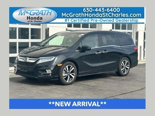 Crystal Black Pearl 2020 Honda Odyssey Elite