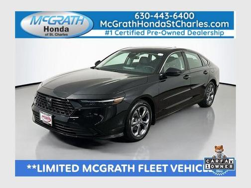 Crystal Black Pearl 2025 Honda Accord Hybrid EX-L