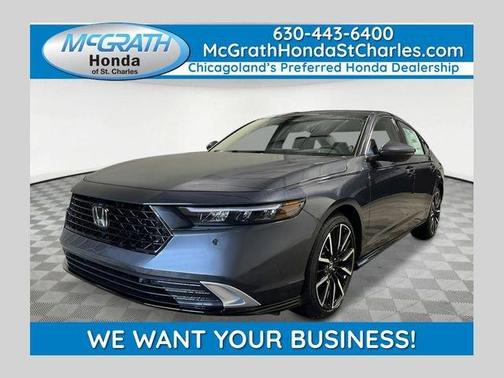 Meteorite Gray Metallic 2026 Honda Accord Hybrid Touring