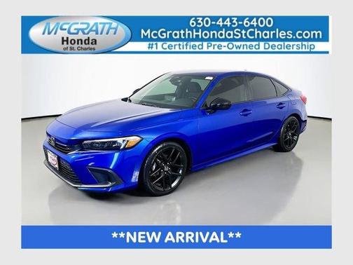 Aegean Blue Metallic 2022 Honda Civic Sport