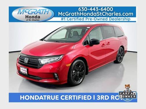 Radiant Red Metallic II 2023 Honda Odyssey Sport