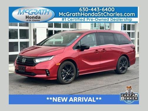 Radiant Red Metallic II 2023 Honda Odyssey Sport