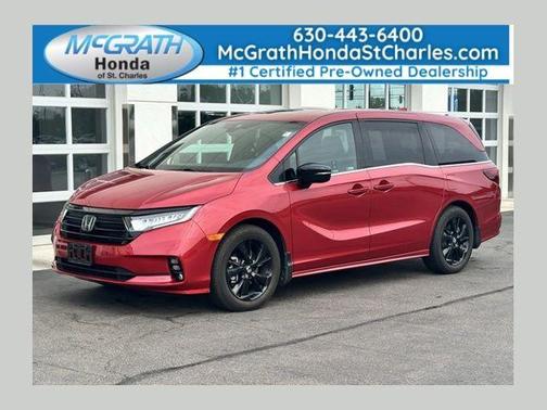 Radiant Red Metallic II 2023 Honda Odyssey Sport