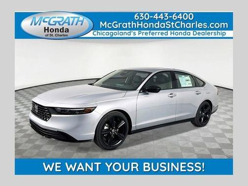 Lunar Silver Metallic 2026 Honda Accord Hybrid Sport-L