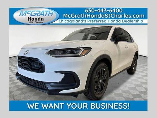 Platinum White Pearl 2026 Honda HR-V Sport