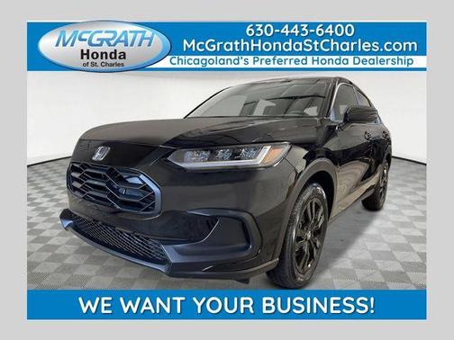 Crystal Black Pearl 2027 Honda HR-V Sport
