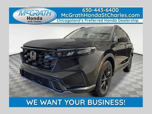 Crystal Black Pearl 2026 Honda CR-V Hybrid Sport-L