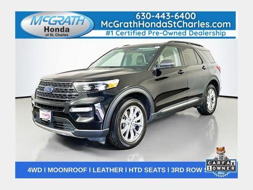 Agate Black Metallic 2024 Ford Explorer XLT