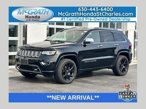 Diamond Black 2017 Jeep Grand Cherokee Overland