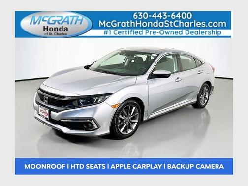 Lunar Silver Metallic 2019 Honda Civic EX