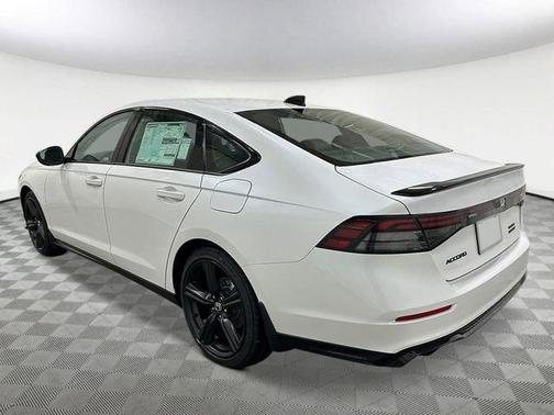 Platinum White Pearl 2026 Honda Accord Hybrid Sport-L
