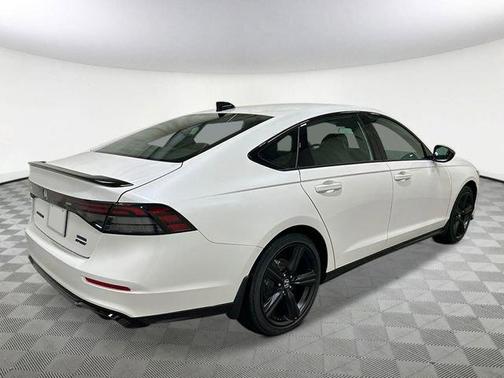 Platinum White Pearl 2026 Honda Accord Hybrid Sport-L