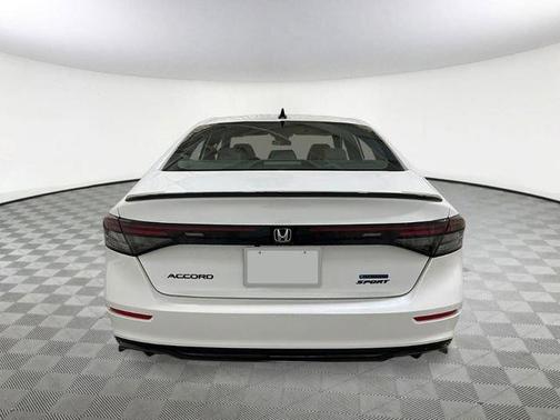 Platinum White Pearl 2026 Honda Accord Hybrid Sport-L