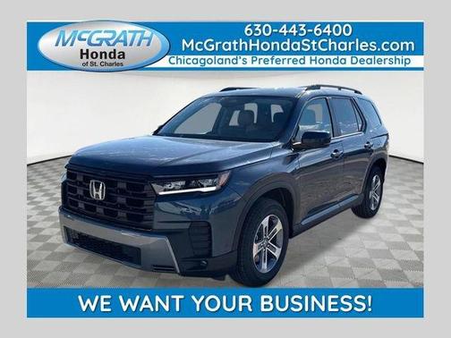 Smoke Blue 2026 Honda Pilot EX-L