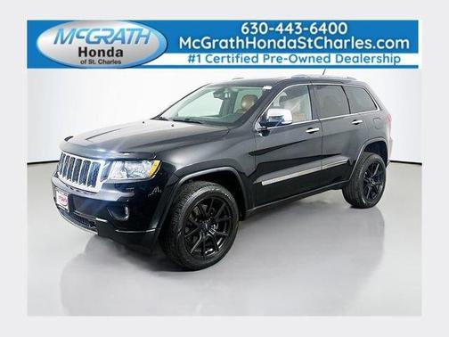 Brilliant Black Crystal Pearlcoat 2011 Jeep Grand Cherokee Overland
