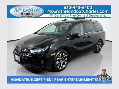Crystal Black Pearl 2025 Honda Odyssey Elite