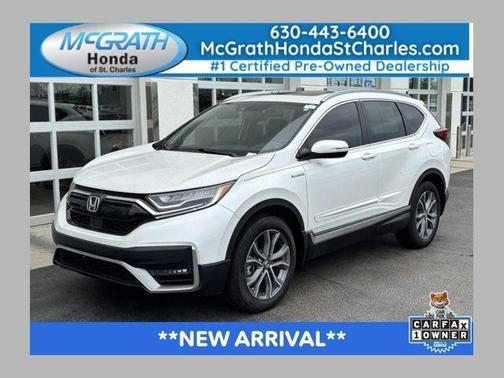 Platinum White Pearl 2022 Honda CR-V Hybrid Touring