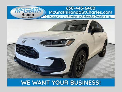 Platinum White Pearl 2026 Honda HR-V Sport
