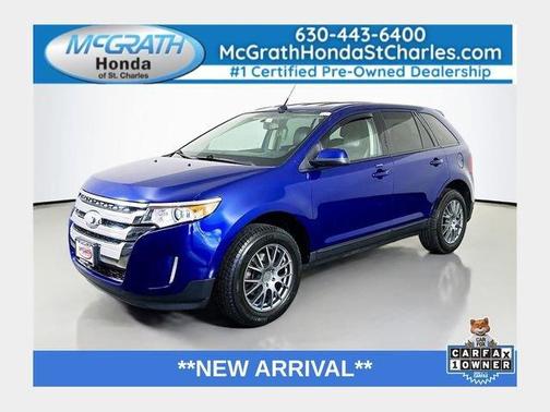 Deep Impact Blue Metallic 2014 Ford Edge SEL