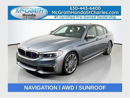Bluestone Metallic 2019 BMW M550 i xDrive