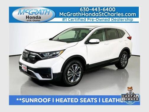 Platinum White Pearl 2021 Honda CR-V EX-L