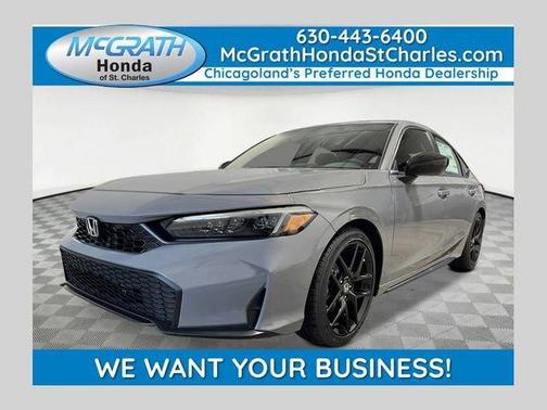 Urban Gray Pearl 2026 Honda Civic Sport