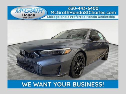 Meteorite Gray Metallic 2026 Honda Civic Sport
