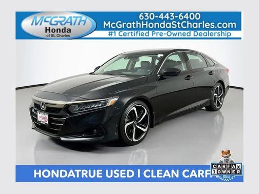 Crystal Black Pearl 2021 Honda Accord Sport SE