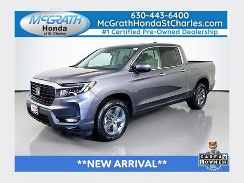 Modern Steel Metallic 2023 Honda Ridgeline RTL-E