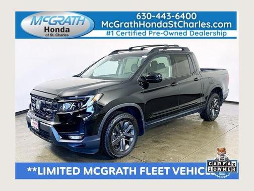 Crystal Black Pearl 2025 Honda Ridgeline Sport