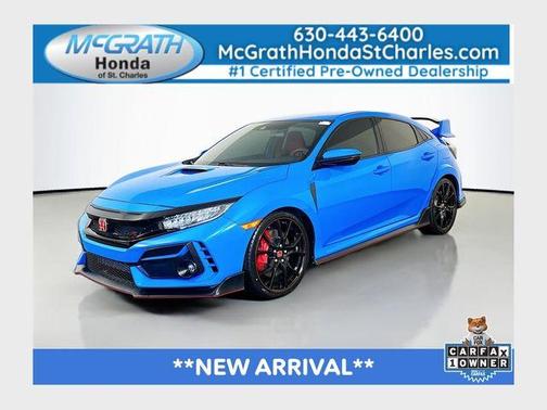 Boost Blue Pearl 2021 Honda Civic Type R Touring