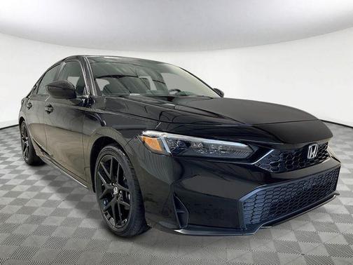 Crystal Black Pearl 2026 Honda Civic Hybrid Sport