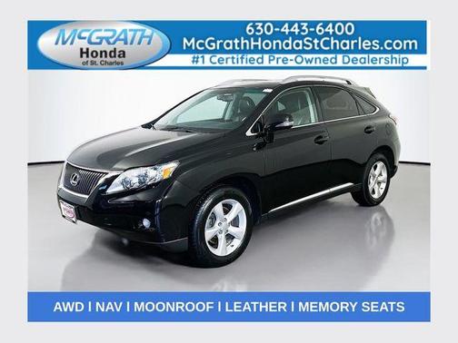 Obsidian Black 2011 Lexus RX 350 Base
