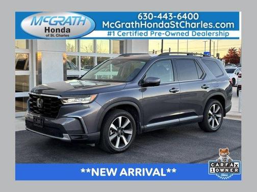 Modern Steel Metallic 2025 Honda Pilot Elite
