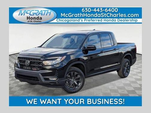 Crystal Black Pearl 2026 Honda Ridgeline Sport
