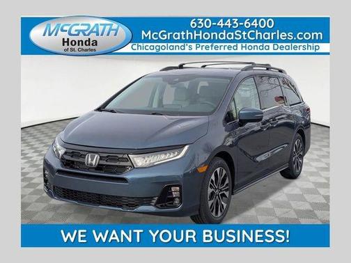 Smoke Blue 2026 Honda Odyssey Elite