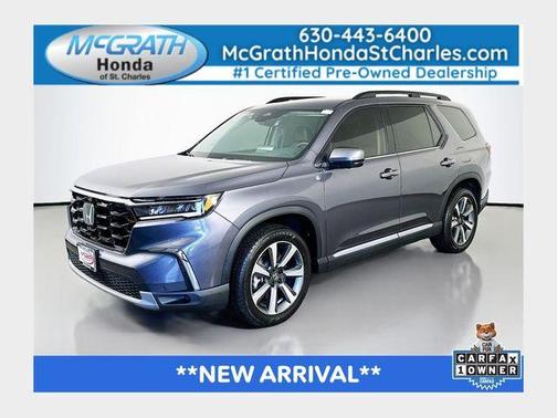 Modern Steel Metallic 2025 Honda Pilot Elite
