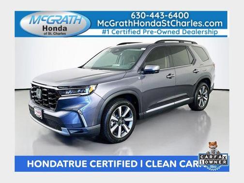 Modern Steel Metallic 2025 Honda Pilot Elite