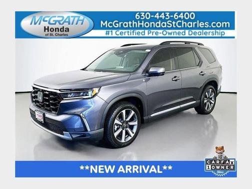 Modern Steel Metallic 2025 Honda Pilot Elite