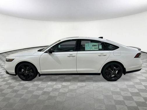 Platinum White Pearl 2026 Honda Accord Hybrid Sport-L