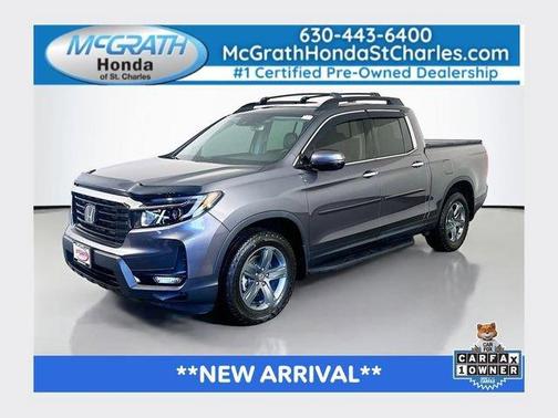 Modern Steel Metallic 2023 Honda Ridgeline RTL-E