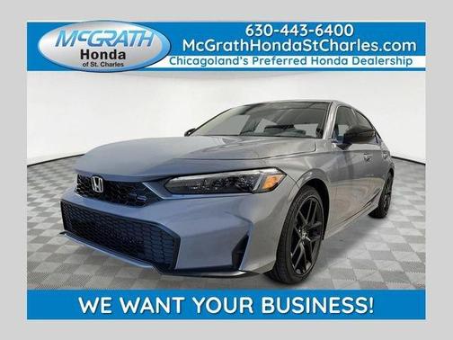 Urban Gray Pearl 2026 Honda Civic Hybrid Sport