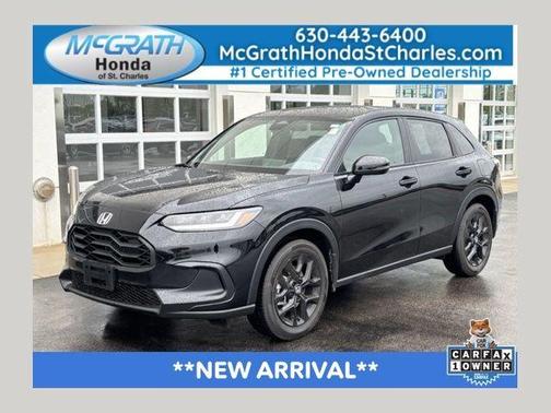 Crystal Black Pearl 2025 Honda HR-V Sport