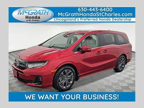 Radiant Red Metallic II 2026 Honda Odyssey Touring