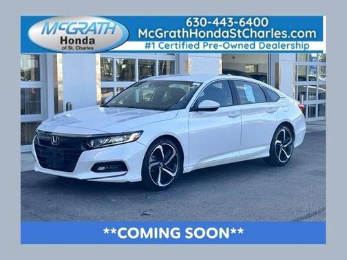 White 2018 Honda Accord Sport
