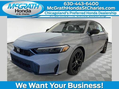 Urban Gray Pearl 2026 Honda Civic Sport