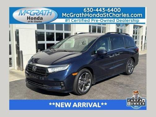 Obsidian Blue Pearl 2024 Honda Odyssey Elite