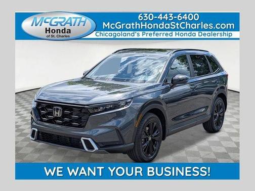 Meteorite Gray Metallic 2026 Honda CR-V Hybrid Sport Touring